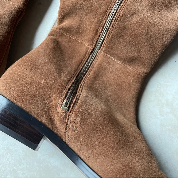 Michael Kors Malin Grommet Suede Boot Over Knee OTK OTN size 5.5 women’s boots - Picture 9 of 17